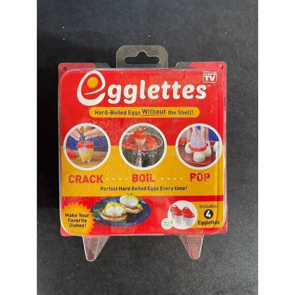 NEW! Egglettes. As seen on TV. Hard Boiled Eggs w/o the shell. Perfect Eggs - Picture 1 of 2